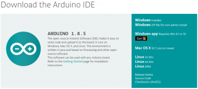  Download-Bereich Arduino-IDE